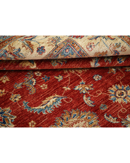 Ziegler 5' 9" X 7' 10" Hand Knotted Wool Rug 5' 9" X 7' 10" (175 X 239) / Red / Wool