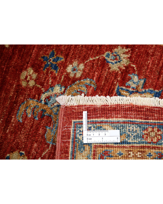 Ziegler 5' 9" X 7' 10" Hand Knotted Wool Rug 5' 9" X 7' 10" (175 X 239) / Red / Wool