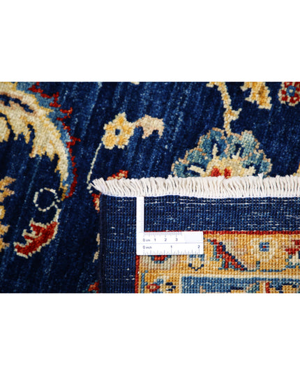 Ziegler 5' 9" X 7' 8" Hand Knotted Wool Rug 5' 9" X 7' 8" (175 X 234) / Blue / Wool