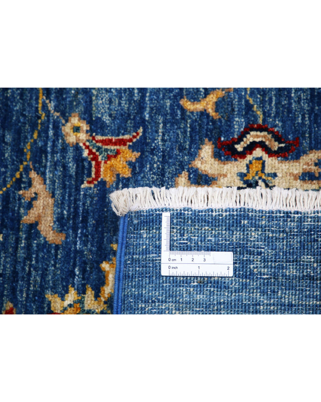Ziegler 5' 7" X 8' 2" Hand Knotted Wool Rug 5' 7" X 8' 2" (170 X 249) / Blue / Wool