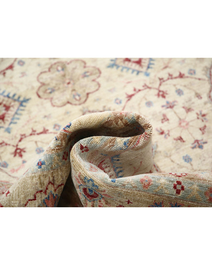 Ziegler 5' 6" X 8' 3" Hand Knotted Wool Rug 5' 6" X 8' 3" (168 X 251) / Ivory / Wool