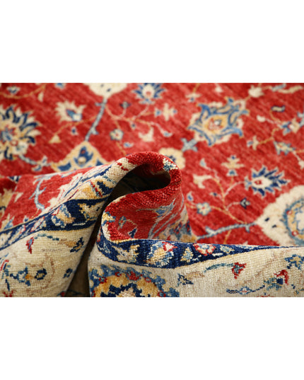 Ziegler 5' 7" X 8' 6" Hand Knotted Wool Rug 5' 7" X 8' 6" (170 X 259) / Red / Wool