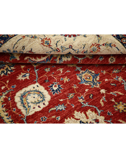 Ziegler 5' 7" X 8' 6" Hand Knotted Wool Rug 5' 7" X 8' 6" (170 X 259) / Red / Wool