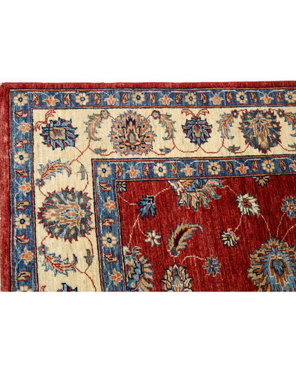 Ziegler 5' 6" X 7' 8" Hand Knotted Wool Rug 5' 6" X 7' 8" (168 X 234) / Red / Wool
