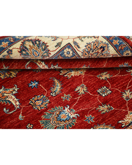 Ziegler 5' 6" X 7' 8" Hand Knotted Wool Rug 5' 6" X 7' 8" (168 X 234) / Red / Wool