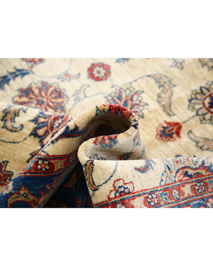 Ziegler 5' 8" X 7' 10" Hand Knotted Wool Rug 5' 8" X 7' 10" (173 X 239) / Ivory / Wool