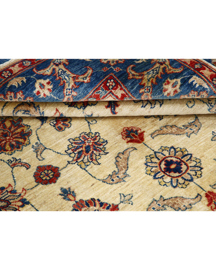 Ziegler 5' 8" X 7' 10" Hand Knotted Wool Rug 5' 8" X 7' 10" (173 X 239) / Ivory / Wool