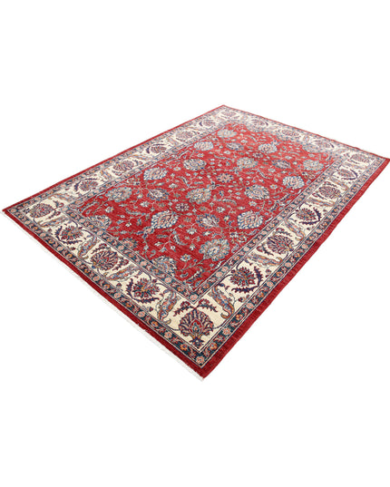 Ziegler 5' 7" X 7' 10" Hand Knotted Wool Rug 5' 7" X 7' 10" (170 X 239) / Red / Wool