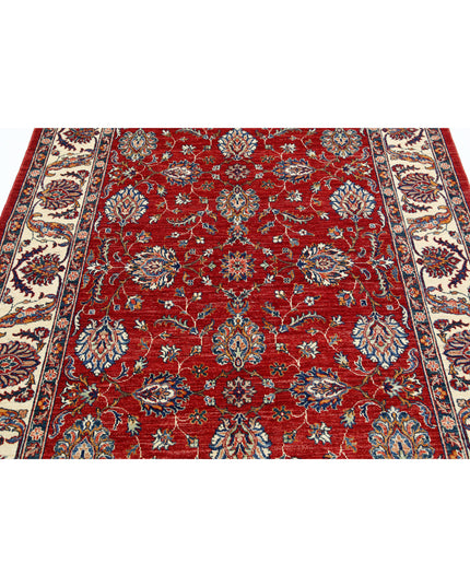 Ziegler 5' 7" X 7' 10" Hand Knotted Wool Rug 5' 7" X 7' 10" (170 X 239) / Red / Wool