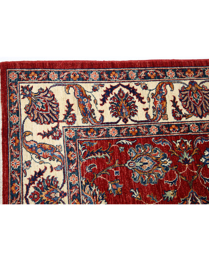 Ziegler 5' 7" X 7' 10" Hand Knotted Wool Rug 5' 7" X 7' 10" (170 X 239) / Red / Wool