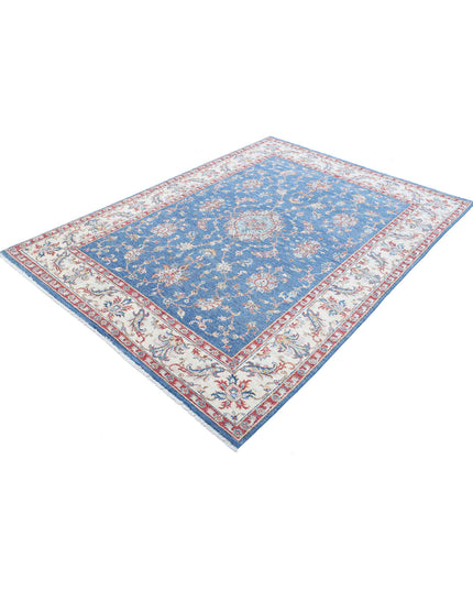 Ziegler 5' 8" X 7' 11" Hand Knotted Wool Rug 5' 8" X 7' 11" (173 X 241) / Blue / Wool