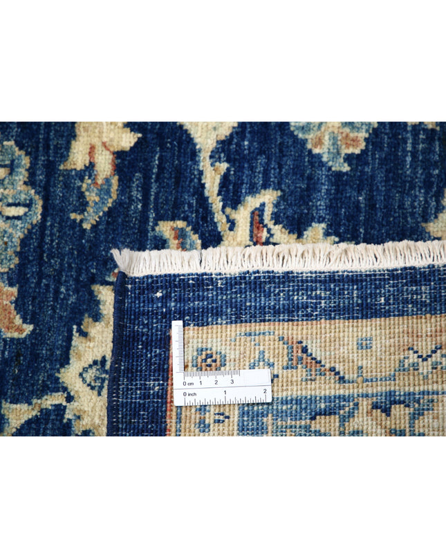Ziegler 5' 9" X 8' 0" Hand Knotted Wool Rug 5' 9" X 8' 0" (175 X 244) / Blue / Wool
