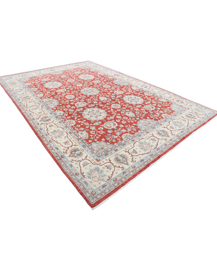 Ziegler 9' 2" X 13' 4" Hand Knotted Wool Rug 9' 2" X 13' 4" (280 X 406) / Red / Wool