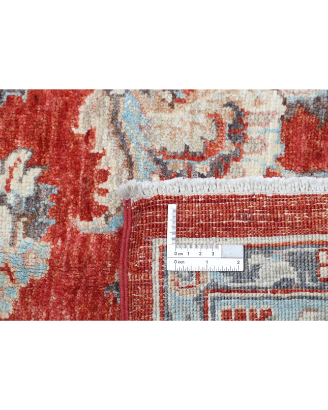 Ziegler 9' 2" X 13' 4" Hand Knotted Wool Rug 9' 2" X 13' 4" (280 X 406) / Red / Wool
