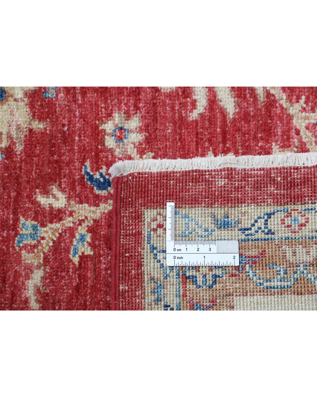 Ziegler 8' 3" X 11' 7" Hand Knotted Wool Rug 8' 3" X 11' 7" (251 X 353) / Red / Wool