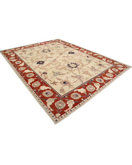 Ziegler 9' 0" X 11' 8" Hand Knotted Wool Rug 9' 0" X 11' 8" (274 X 356) / Gold / Wool