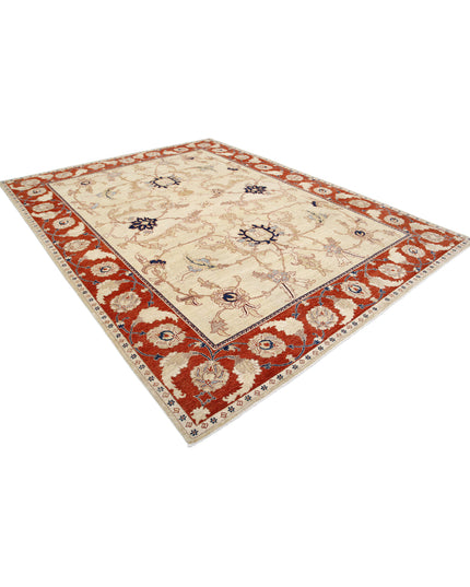 Ziegler 9' 0" X 11' 8" Hand Knotted Wool Rug 9' 0" X 11' 8" (274 X 356) / Gold / Wool