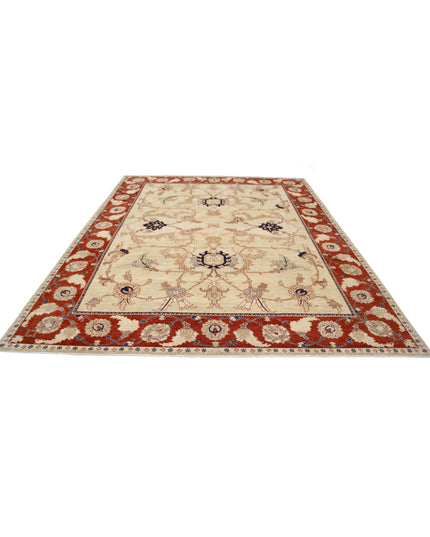 Ziegler 9' 0" X 11' 8" Hand Knotted Wool Rug 9' 0" X 11' 8" (274 X 356) / Gold / Wool
