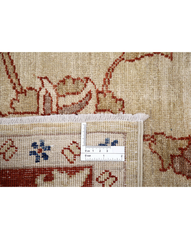 Ziegler 9' 0" X 11' 8" Hand Knotted Wool Rug 9' 0" X 11' 8" (274 X 356) / Gold / Wool