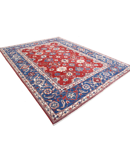 Ziegler 8' 10" X 11' 7" Hand Knotted Wool Rug 8' 10" X 11' 7" (269 X 353) / Red / Wool