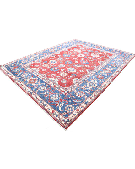 Ziegler 8' 10" X 11' 7" Hand Knotted Wool Rug 8' 10" X 11' 7" (269 X 353) / Red / Wool