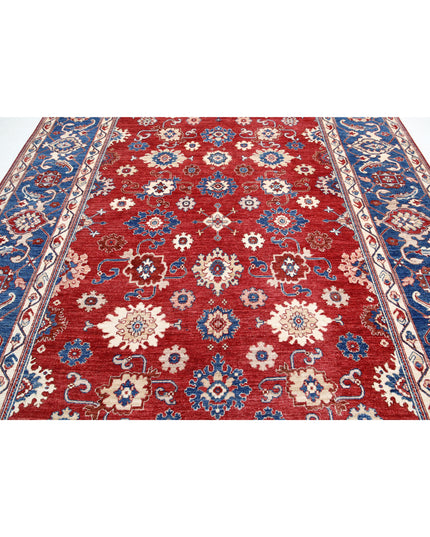 Ziegler 8' 10" X 11' 7" Hand Knotted Wool Rug 8' 10" X 11' 7" (269 X 353) / Red / Wool