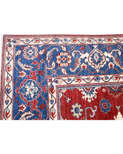 Ziegler 8' 10" X 11' 7" Hand Knotted Wool Rug 8' 10" X 11' 7" (269 X 353) / Red / Wool