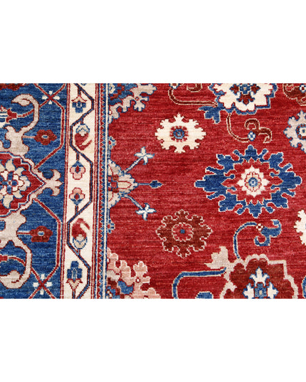 Ziegler 8' 10" X 11' 7" Hand Knotted Wool Rug 8' 10" X 11' 7" (269 X 353) / Red / Wool