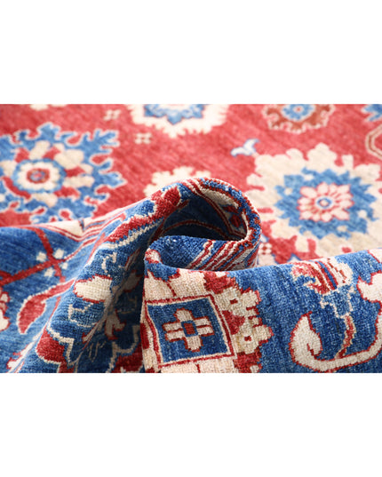Ziegler 8' 10" X 11' 7" Hand Knotted Wool Rug 8' 10" X 11' 7" (269 X 353) / Red / Wool