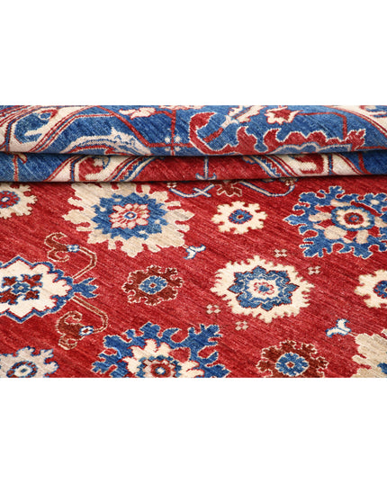 Ziegler 8' 10" X 11' 7" Hand Knotted Wool Rug 8' 10" X 11' 7" (269 X 353) / Red / Wool