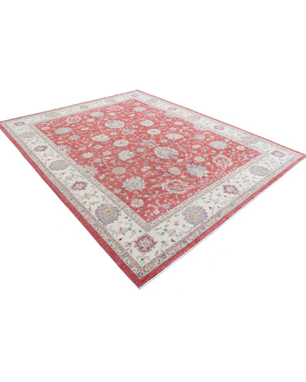 Ziegler 8' 2" X 10' 0" Hand Knotted Wool Rug 8' 2" X 10' 0" (249 X 305) / Red / Wool