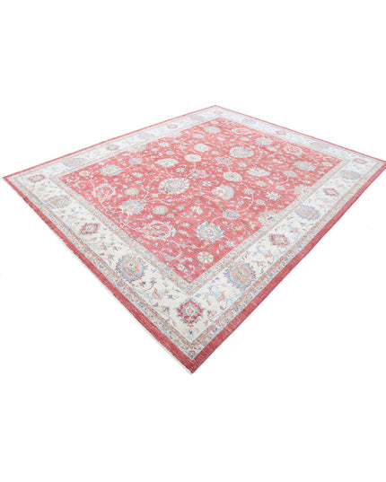 Ziegler 8' 2" X 10' 0" Hand Knotted Wool Rug 8' 2" X 10' 0" (249 X 305) / Red / Wool
