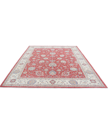 Ziegler 8' 2" X 10' 0" Hand Knotted Wool Rug 8' 2" X 10' 0" (249 X 305) / Red / Wool