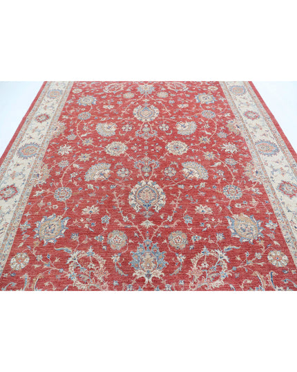 Ziegler 8' 2" X 10' 0" Hand Knotted Wool Rug 8' 2" X 10' 0" (249 X 305) / Red / Wool