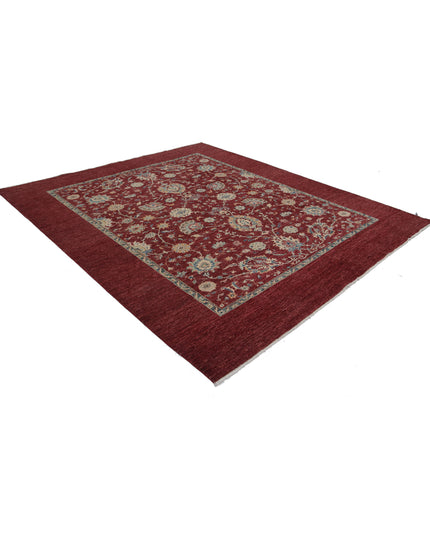 Ziegler 8' 1" X 9' 6" Hand Knotted Wool Rug 8' 1" X 9' 6" (246 X 290) / Red / Wool