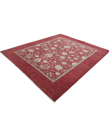 Ziegler 8' 1" X 9' 6" Hand Knotted Wool Rug 8' 1" X 9' 6" (246 X 290) / Red / Wool