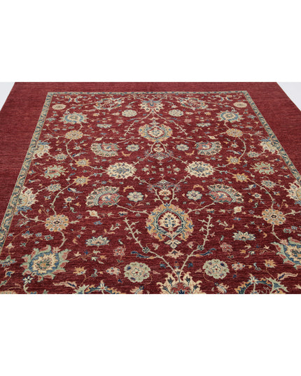 Ziegler 8' 1" X 9' 6" Hand Knotted Wool Rug 8' 1" X 9' 6" (246 X 290) / Red / Wool