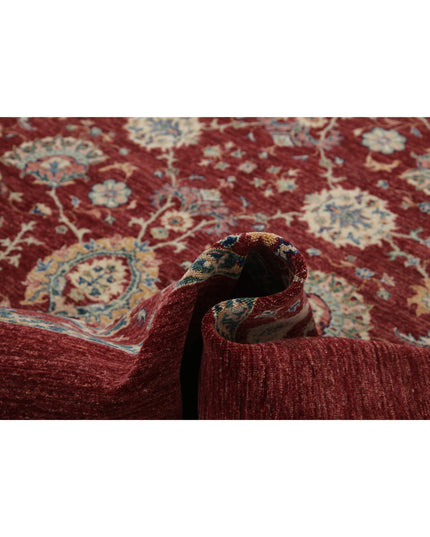 Ziegler 8' 1" X 9' 6" Hand Knotted Wool Rug 8' 1" X 9' 6" (246 X 290) / Red / Wool