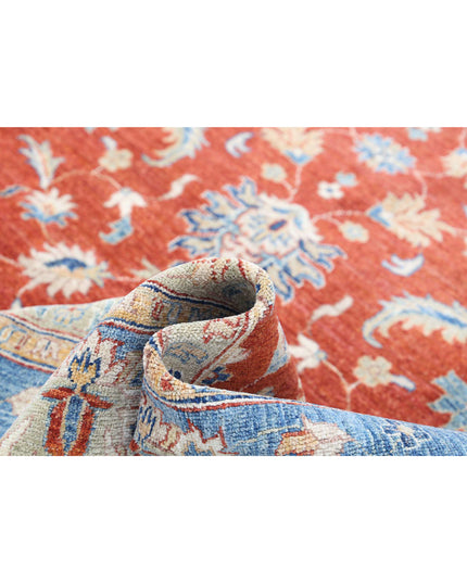 Ziegler 8' 4" X 9' 9" Hand Knotted Wool Rug 8' 4" X 9' 9" (254 X 297) / Red / Wool