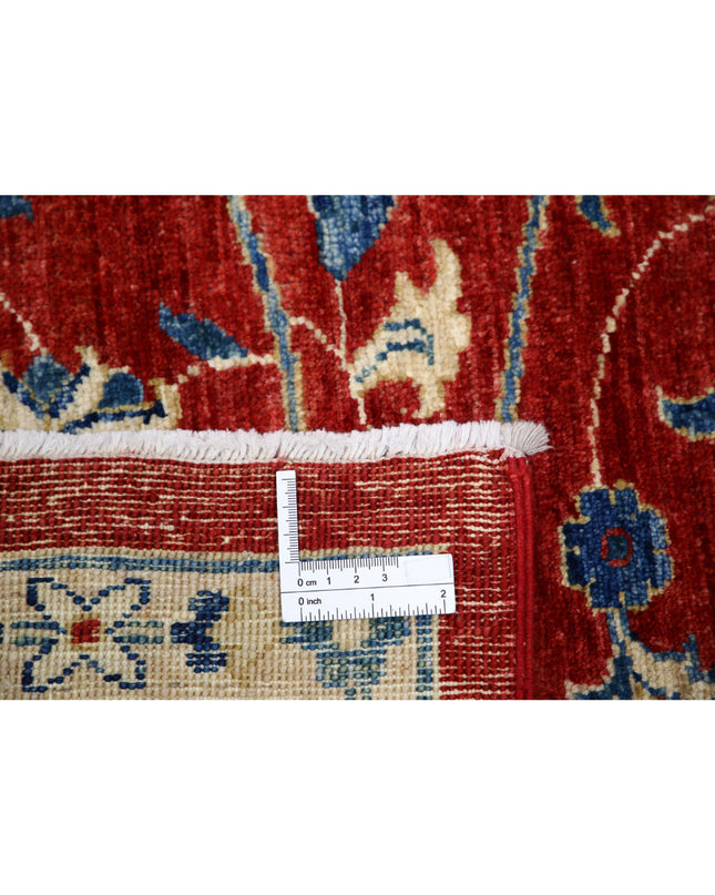Ziegler 7' 10" X 9' 9" Hand Knotted Wool Rug 7' 10" X 9' 9" (239 X 297) / Red / Wool