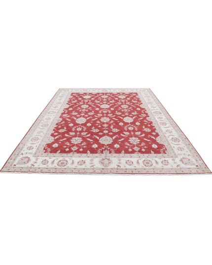 Ziegler 8' 2" X 10' 11" Hand Knotted Wool Rug 8' 2" X 10' 11" (249 X 333) / Red / Wool