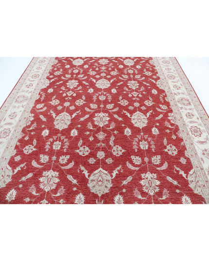 Ziegler 8' 2" X 10' 11" Hand Knotted Wool Rug 8' 2" X 10' 11" (249 X 333) / Red / Wool