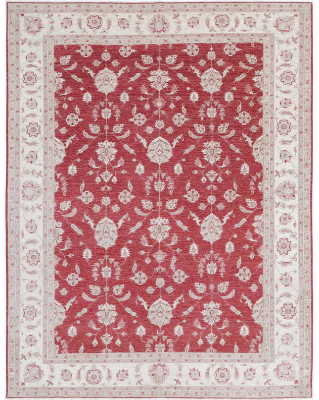 Ziegler 8' 2" X 10' 11" Hand Knotted Wool Rug 8' 2" X 10' 11" (249 X 333) / Red / Wool
