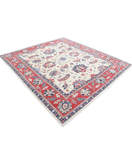 Ziegler 8' 1" X 9' 1" Hand Knotted Wool Rug 8' 1" X 9' 1" (246 X 277) / Ivory / Wool