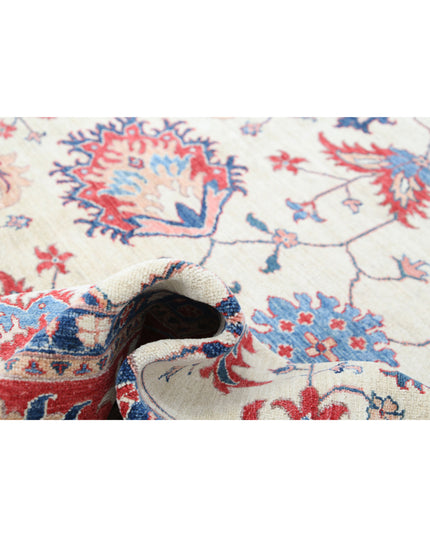 Ziegler 8' 1" X 9' 1" Hand Knotted Wool Rug 8' 1" X 9' 1" (246 X 277) / Ivory / Wool