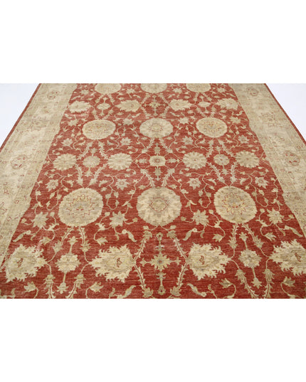 Ziegler 8' 0" X 11' 1" Hand Knotted Wool Rug 8' 0" X 11' 1" (244 X 338) / Red / Wool