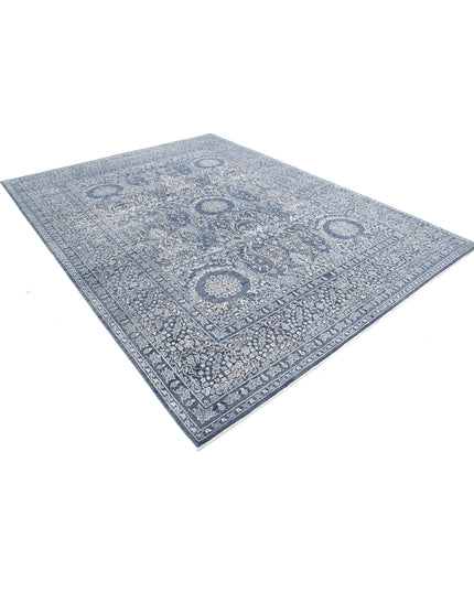 Ziegler 8' 2" X 10' 8" Hand Knotted Wool Rug 8' 2" X 10' 8" (249 X 325) / Grey / Wool