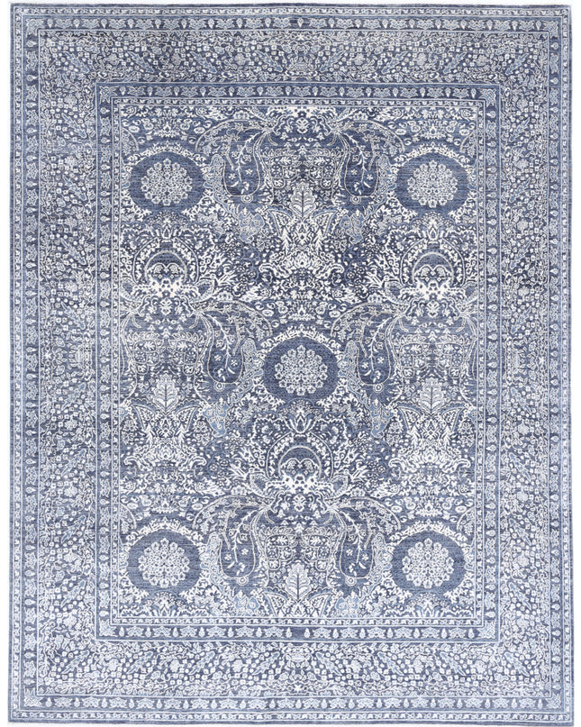 Ziegler 8' 2" X 10' 8" Hand Knotted Wool Rug 8' 2" X 10' 8" (249 X 325) / Grey / Wool