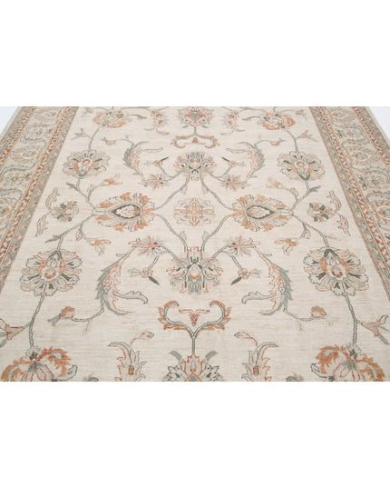 Ziegler 8' 1" X 10' 8" Hand Knotted Wool Rug 8' 1" X 10' 8" (246 X 325) / Ivory / Wool