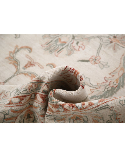 Ziegler 8' 1" X 10' 8" Hand Knotted Wool Rug 8' 1" X 10' 8" (246 X 325) / Ivory / Wool